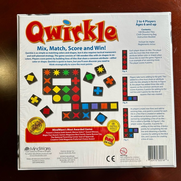 NWT Qwirkle Game - Picture 2 of 2